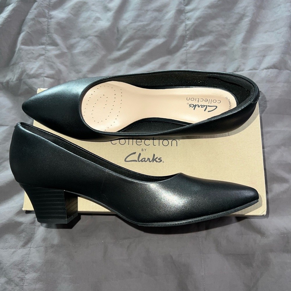 Women’s Clarks Black Pumps Shoes